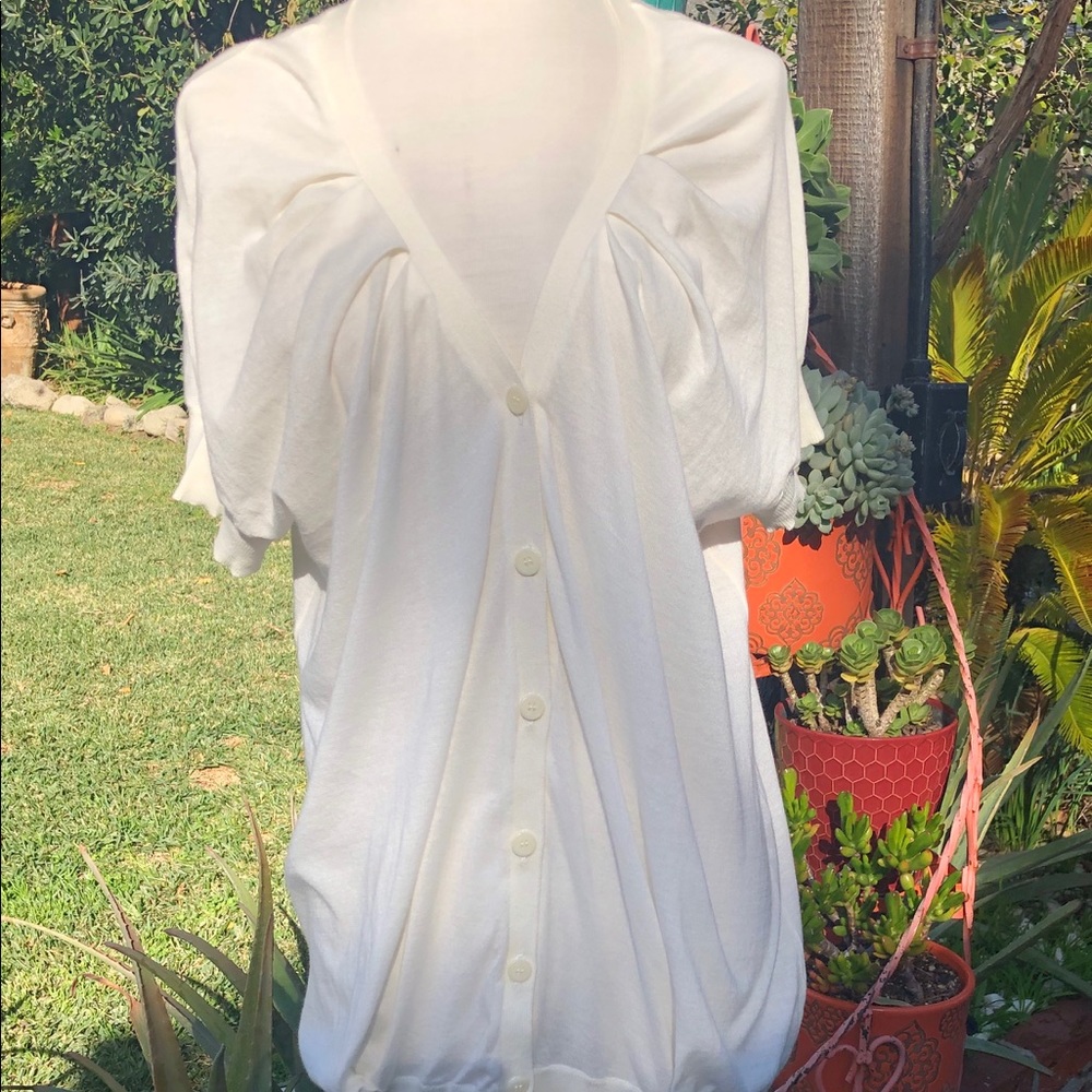 Short sleeve cardigan